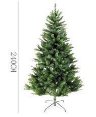 คริสต์มาส Christmas tree size 240 cm./8 feet green ต้นคริสต์มาส ขนาด 240 ซม./8ฟุต สีเขียว