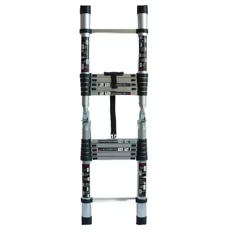 10 Meter 12+12 Steps Telescopic Ladder Multifunction Aluminum Folding Roofing Extension Ladder Teles