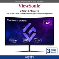ViewSonic VX3218-PC-MHD | 31.5" FHD |1ms |165Hz | Adaptive Sync | Curved Gaming Monitor