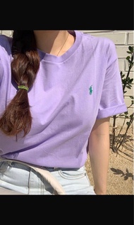 (香港 Polo 官網賣緊圓領T恤 $690 ) 💯 正品 (現貨) Polo Ralph Lauren 圓領T恤 (Color: Purple 粉紫色) BOY大童XL碼: 適合大童/女士/男士穿着