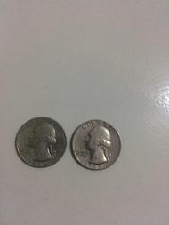 Koin langka liberty quarter dollar 1965