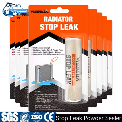 Leaks Radiator Stop Leak Powder Car Cooling System Sealer Seals Small Leaks Hairline Cracks in Radia