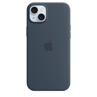 iPhone 15 Plus MagSafe 矽膠保護殼-風暴藍 MT123FE/A
