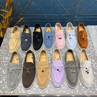 L top quality suede leather lofers shoes