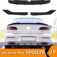 For VW CC ARTEON Rline Body kit spoiler 2019-2020 For CC Rline ABS Rear lip rear spoiler back Bumper