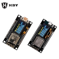 NodeMCU ESP8266 Development Board with 0.96 Inch OLED Display, CH340 Driver Module for Arduino IDE/M