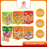 Yupi Gummy Burger Chewy Candy Sour Burger Cola Burger Mini Burger 72s (1Box)