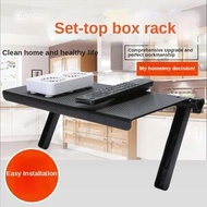 電視螢幕儲存上部儲存架可調式桌上型電腦顯示器路由器儲存架支架 ofyckp TV Screen Storage Upper Storage Shelf Adjustable Desktop Compu