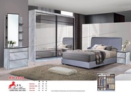 5 Pcs Bedroom Set/ 8x8 ft Wardrobes/ Dressing Table