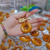 迷你鹼水麵包貝果車掛飾 可愛閨蜜禮物 手工飾品 包包掛飾- 鹼水結掛件 均碼