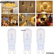 MOLIH 3Pcs G9 LED Bulb, Energy Saving Dimmable G9 Light Bulb,  Warm White Pendant Light Home Lightin