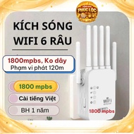 1800mbps Wifi Signal Booster 6 Antennas High Speed 1800mbps Wall Transmitter Long Distance Connectio