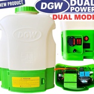 promo sprayer dgw 16liter dual power dual mode pompa dualpump - + adaptor 10a packing kayu