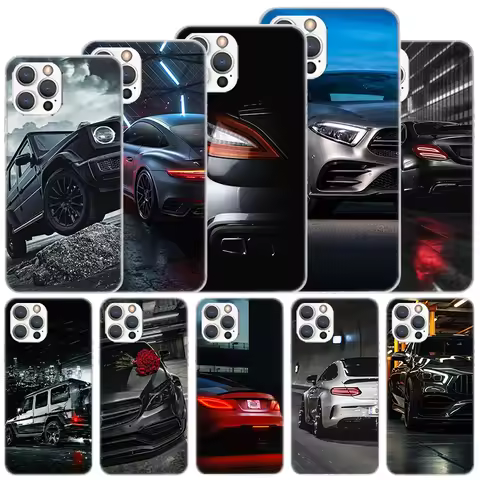 Sport Car C63 E63 S63 G63 Soft Case For iPhone 16 17 Air 16E 15 Plus 11 12 13 Mini 14 Pro Max Phone