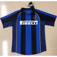 2001 02 04 05 07 08 Inter Retro Home Away Football Jersey 2010 Soccer Sports Milan Jersi Blouse Jers