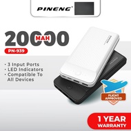 Pineng PN-939 / PN-932 Portable PowerBank (20000mAh) PN939/PN932 Slim Powerbank 10000mAh Powerbank
