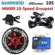 【Authentic】LTSHIMANO DEORE M6000 10S Groupset MTB Mountain Bike Groupset 10 Speed SunRace Cassette M