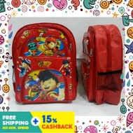 Spiderman NAruto Tayo Cars Batman SUperman Hero Avengers / School Bags Boys2 Boys Elementary School Kindergarten Character boboiboy Hats