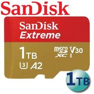【公司貨】SanDisk 1TB 1T Extreme microSDXC UHS-I (V30)(A2) 記憶卡