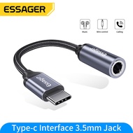 Essager Type C to 3.5mm Jack AUX Headphone Adapter Cable For Huawei P30 P20 Pro Xiaomi mi USB C to 3