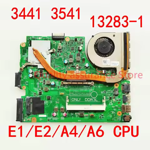 For DELL Inspiron 3441 3541 Laptop Motherboard +Heatsink CN-04XK49 04XK49 0F594Y 13283-1 Main board 