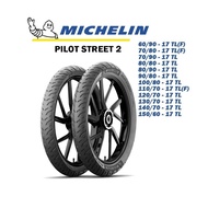 MICHELIN PILOT STREET 2 60/90 70/80 70/90 80/80 80/90 90/80 100/80 110/70 120/70-17 TIRE MOTOR TYRE 