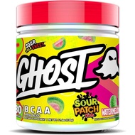 GHOST BCAA Powder Amino Acids Supplement, Sour Patch Kids Watermelon - 30 Servings - Sugar-Free Intr