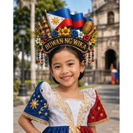 Laminated Buwan ng wika headdress