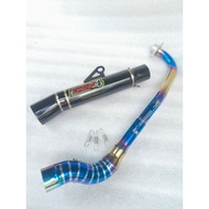 Daeng sai4 Pipe canister conical open specs exhaust Pipe for Wave 125 Xrm 110/125 Wave 100/110/115 R