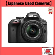 Nikon Digital SLR camera D3300 18-55 VR II Lens Kit Black D3300LKBK Japan Lens Zoom Lens Pre-Owned G