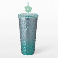 Starbucks Stainless Steel  Songkran Diamond Blue Cold Cup 20oz