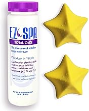 EZ Spa Hot Tub Care Bundle, 1lb EZ Spa Total Care and 2 Premium Scum Star Sponge for Effective Clean