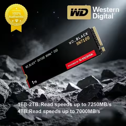 Western Digital BLACK SN7100 M.2 2280 PCIe Gen 4.0 NVMe SSD 1TB 2TB 4TB Gaming Solid State Drive Int