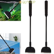 GUTHOP Glass Algae Scraper, 33/53/73CM Stainless Steel Aquarium Cleaning Tool,  Dual-Use Algae Remov