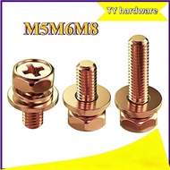 【DTY-G1】Phillips Hex Bolt/ Phillips Hexagonal Bolt W/Washer / Hexagonal Capscrew galvanizing M5M6M8