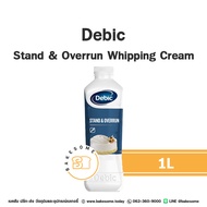 Debic Stand & Overrun Whipping Cream 1L เดบิคสแตนด์ แอนด์ โอเวอร์รัน วิปปิ้ง ครีม วิปครีม ครีมสด