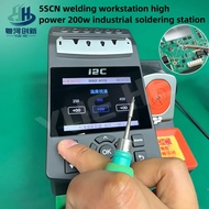 I2C 5SCN 210+245 200W Soldering Station PID Intelligent Power Adjustment T210 T245 Handles Phone PCB