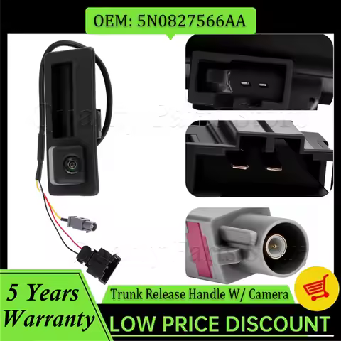 5N0827566AA 5N0827566C 8K0980551 For Audi A4 A5 A6 Allroad Q3 Q5 S3 S5 Tailgater Release Handle Back