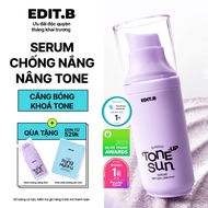 Kem Chống Nắng Nâng Tone Triệt Sắc Edit.B Sunday Tone-Up Sun Serum SPF50+/PA++++55ml