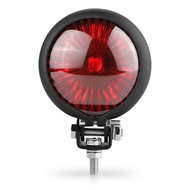 ไฟท้ายรถจักรยานยนต์ LED สีแดง Cafe Racer สไตล์หยุดไฟท้ายมอเตอร์ไซด์เบรคด้านหลังไฟท้ายสำหรับ Chopper สำหรับ Bobber 12V