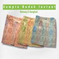 Sampin Budak Lelaki Instant Raya/Samping Kanak-Kanak/Samping Songket Tenun Siap Jahit