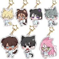 Alien Stage Acrylic Keychain Luka Mizi Hyuna Ivan Sua Till Anime Game Cartoon Plush Schoolbag Bag Cu