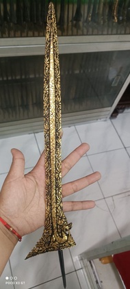 keris naga raja krawang kinatah emas sepuh kediri bk megantara sengkel