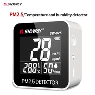 เครื่องตรวจจับ PM2.5 PM2.5 Detectortor Sndway เครื่องตรวจสอบดิจิตอลแบบพกพา PM2 5เมตรเซ็นเซอร์อนุภาคเ