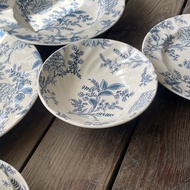 Underglaze Floral Ins Style Plate
