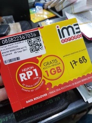 Perdana Indosat 5Gb + 3Gb Lokal