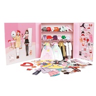 Magnetopia 瑪莉與喬伊的秘密衣櫃紙娃娃組 人形磁鐵*2+磁鐵板*1