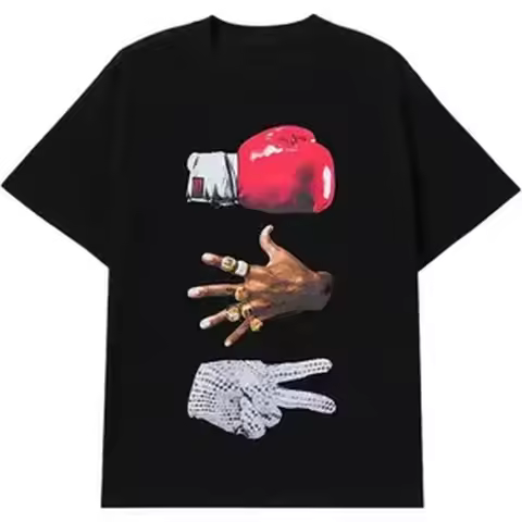 3 Mikes Graphic Tee Men's - Jordan Tyson Jackson Vintage T-Shirt, 90s Inspired Oversized Short Sleev