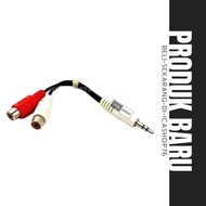 Cable 3.5mm JEK AUDIO TO 2 RCA F 15cm Adapter