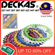 Deckas104BCD Oval Chainring 32T 34T 36T 38T Narrow Wide Chainring MTB Mountain Bicycle Crankset Sing